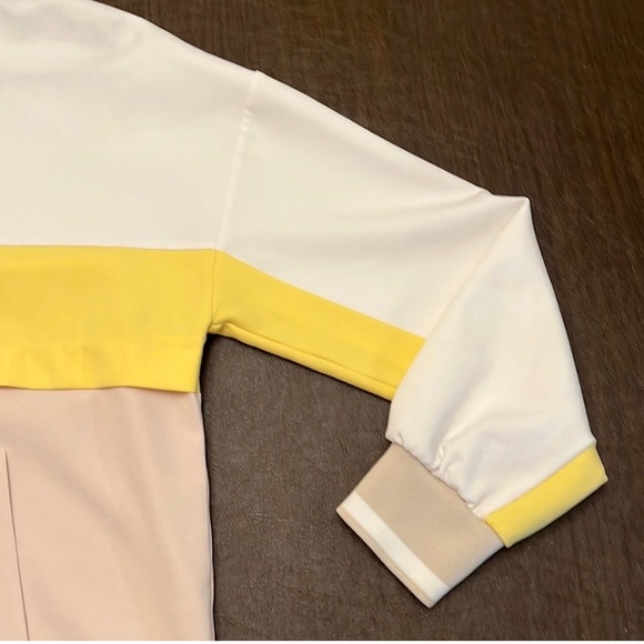 Zara Colorblock Half-Zip Hoodie-size large - Picture 2 of 6